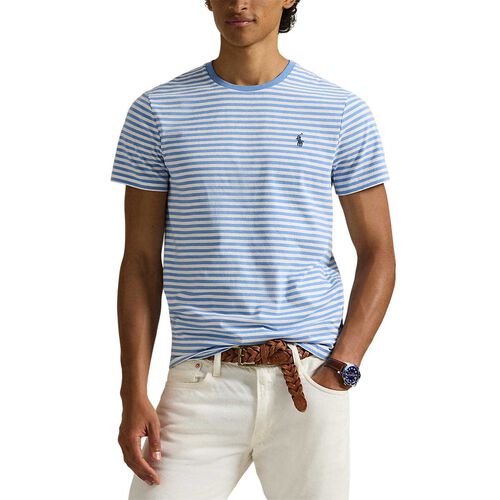 Polo Ralph Lauren Custom Slim Fit Striped Jersey T-Shirt